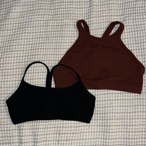 BUNDLE 2 Beyond Yoga space dye sports bras size S